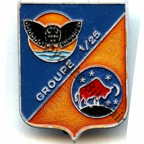 25.1 1940.43 GROUPE 1.25  A.AUGIS LYON 1Lign 2Griffes Dos lisse irreg Alu Peint Src.STELLA 172Eur 